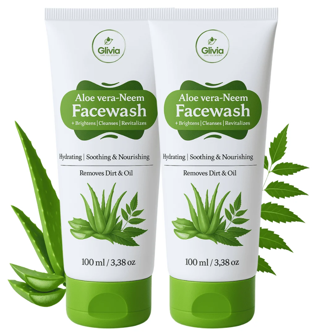 Glivia Aloe Vera-Neem Facewash, Hydrating and Soothing Cleanser, 100 ml (2)