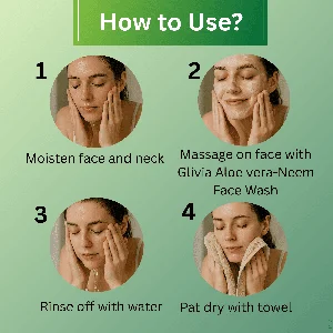 Glivia Aloe Vera-Neem Facewash, Hydrating and Soothing Cleanser, 100 ml (2)