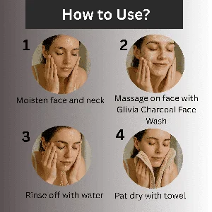 Glivia Activated Charcoal Face Wash, Deep Detoxification and Cleansing, Anti-Pollution, 100 ML (Pack Of 2)