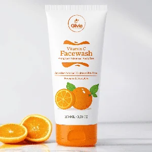 Glivia Oily Skin Face Wash Man and Women Cleanser Facewash Men For Dry Combination Acne Prone Oil Control Serum Acne Face Wash Woman and Pimple Scrub Care Detan Tan Vitamin C Facewash For Oily Skin