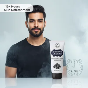 Glivia Activated Charcoal Face Wash, Deep Detoxification and Cleansing, Anti-Pollution, 100 ML (Pack Of 1)