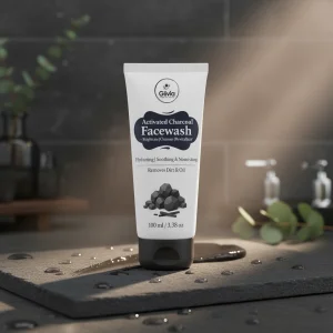 Glivia Activated Charcoal Face Wash, Deep Detoxification and Cleansing, Anti-Pollution, 100 ML (Pack Of 1)